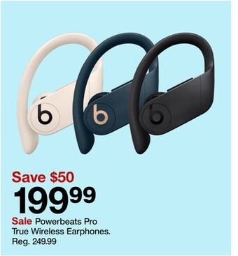 Target Powerbeats pro true wireless earphones offer