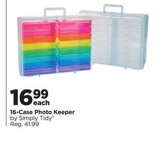 Michaels 16-case photo keeper by simply tidy® offer
