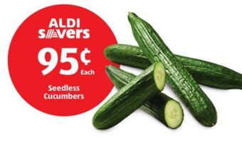 Aldi Seedless cucumbers offer