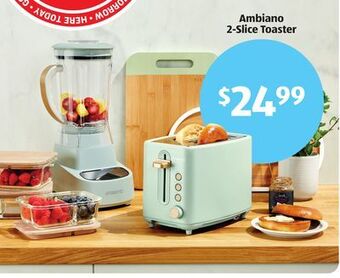 Aldi Ambiano 2-slice toaster offer