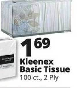 Ocean State Job Lot Kleenex basic tissue offer