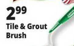 Ocean State Job Lot Tile & grout brush offer