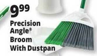 Ocean State Job Lot Precision angle broom with dustpan offer