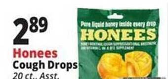 Ocean State Job Lot Honees cough drops offer