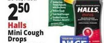 Ocean State Job Lot Halls mini cough drops offer