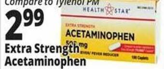 Ocean State Job Lot Extra strength acetaminophen offer