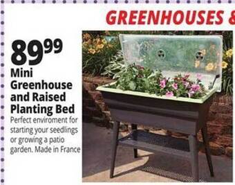 Ocean State Job Lot Mini greenhouse and raised planting bed offer