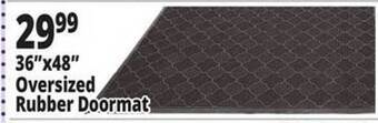 Ocean State Job Lot Oversized rubber doormat offer