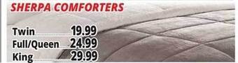 Ocean State Job Lot Sherpa comforters offer
