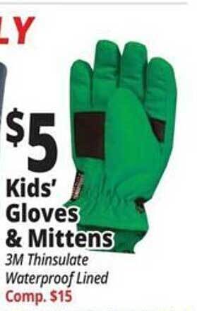 Ocean State Job Lot Kids' gloves & mittens offer