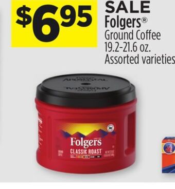 Dollar General Folgers® ground coffee offer