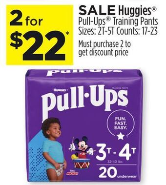 Dollar General Huggies® pull-ups® training pants offer
