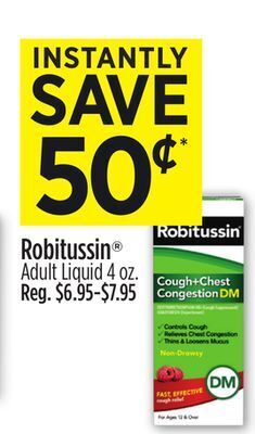 Dollar General Robitussin® adult liquid offer