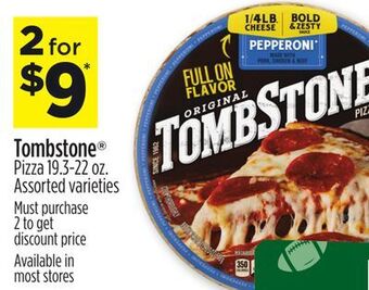 Dollar General Tombstone® pizza offer