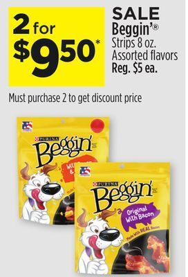 Dollar General Purina beggin'® strips offer