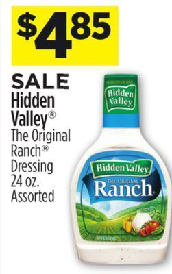 Dollar General Hidden valley® the original ranch dressing offer
