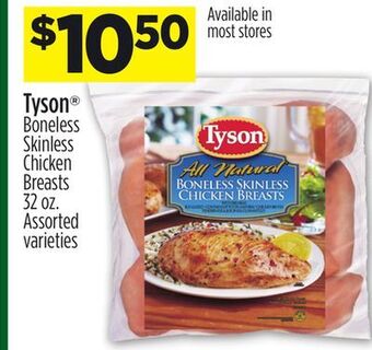 Dollar General Tyson® boneless skinless chicken breasts offer