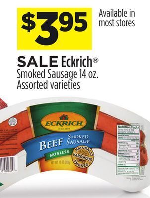 Dollar General Eckrich® smoked sausage offer