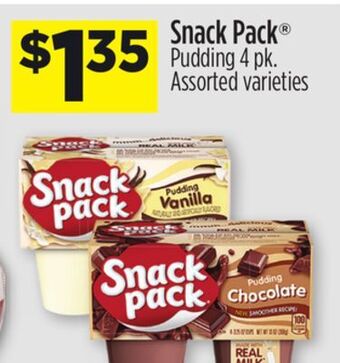Dollar General Snack pack® pudding offer