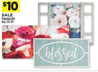 Dollar General Framed art offer