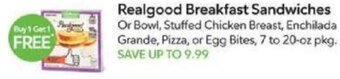 Publix Realgood Breakfast Sandwiches offer