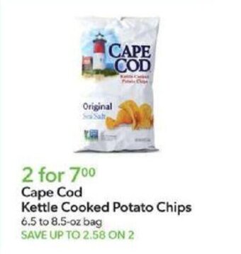 Publix Cape Cod Kettle Cooked Potato Chips offer