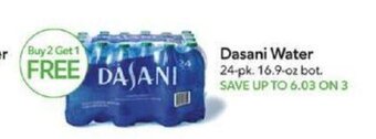 Publix Dasani Water offer