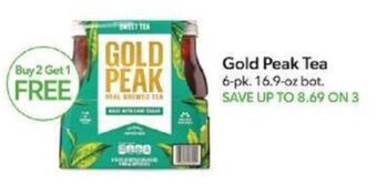 Publix Gold Peak Tea offer