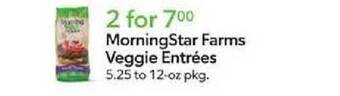 Publix Morningstar farms veggie entrées offer