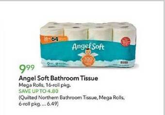 Publix Angel soft bathroom tissue offer
