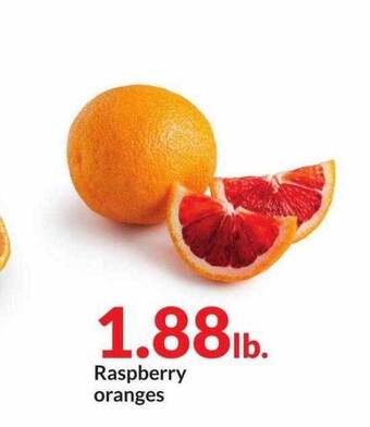 Hy-Vee Raspberry oranges offer