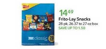 Publix Frito-lay snacks offer