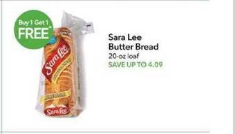 Publix Sara lee butter bread offer
