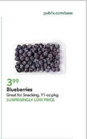 Publix Blueberries offer