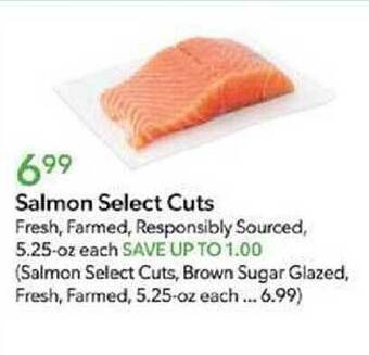 Publix Salmon select cuts offer