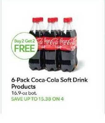 Publix 6-pack coca-cola soft drink products offer