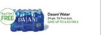 Publix Dasani water offer