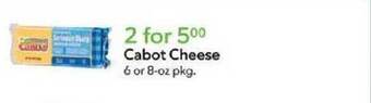 Publix Cabot cheese offer