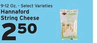 Hannaford Hannaford string cheese offer