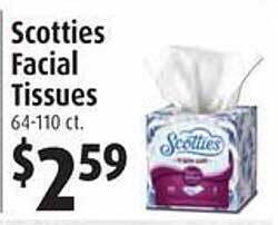 Gristedes Scotties facial tissues offer
