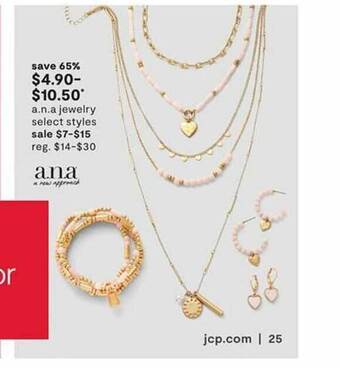 JC Penney A.n.a jewelry offer