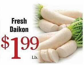 Morton Williams Fresh daikon offer