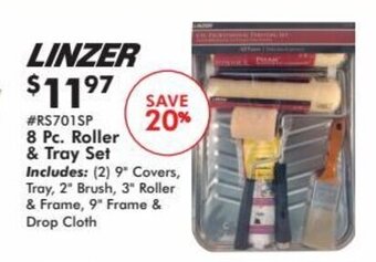 Valu Home Centers Linzer 8 Pc. Roller & Tray Set offer