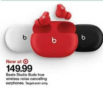 Target Beats Studio Buds True Wireless Noise Cancelling Earphones Target Ccm Only offer