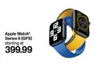 Target Apple Watch Series 6 (gps) Starting At offer