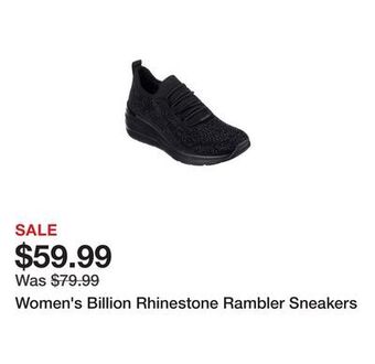 Belk Women's billion rhinestone rambler sneakers offer