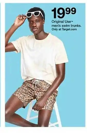 Target Original use men's swim trunks only at target. com offer