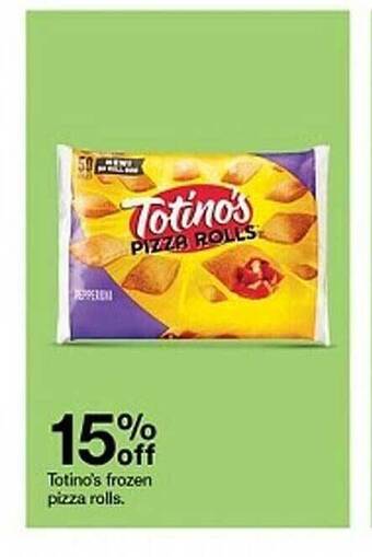 Target Totino's frozen pizza rolls offer