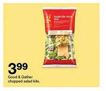 Target Good & gather chopped salad kits offer