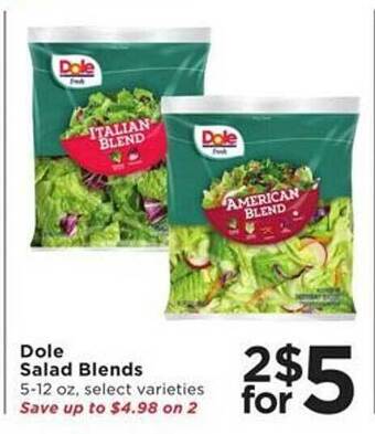 Cub Foods Dole salad blends offer
